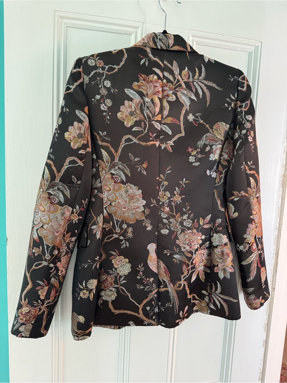 Alice + Olivia Macey Floral Single Button Blazer - Picture 6 of 8